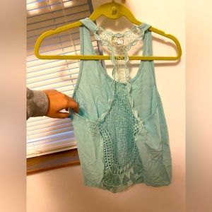 Lace Back Tank Top